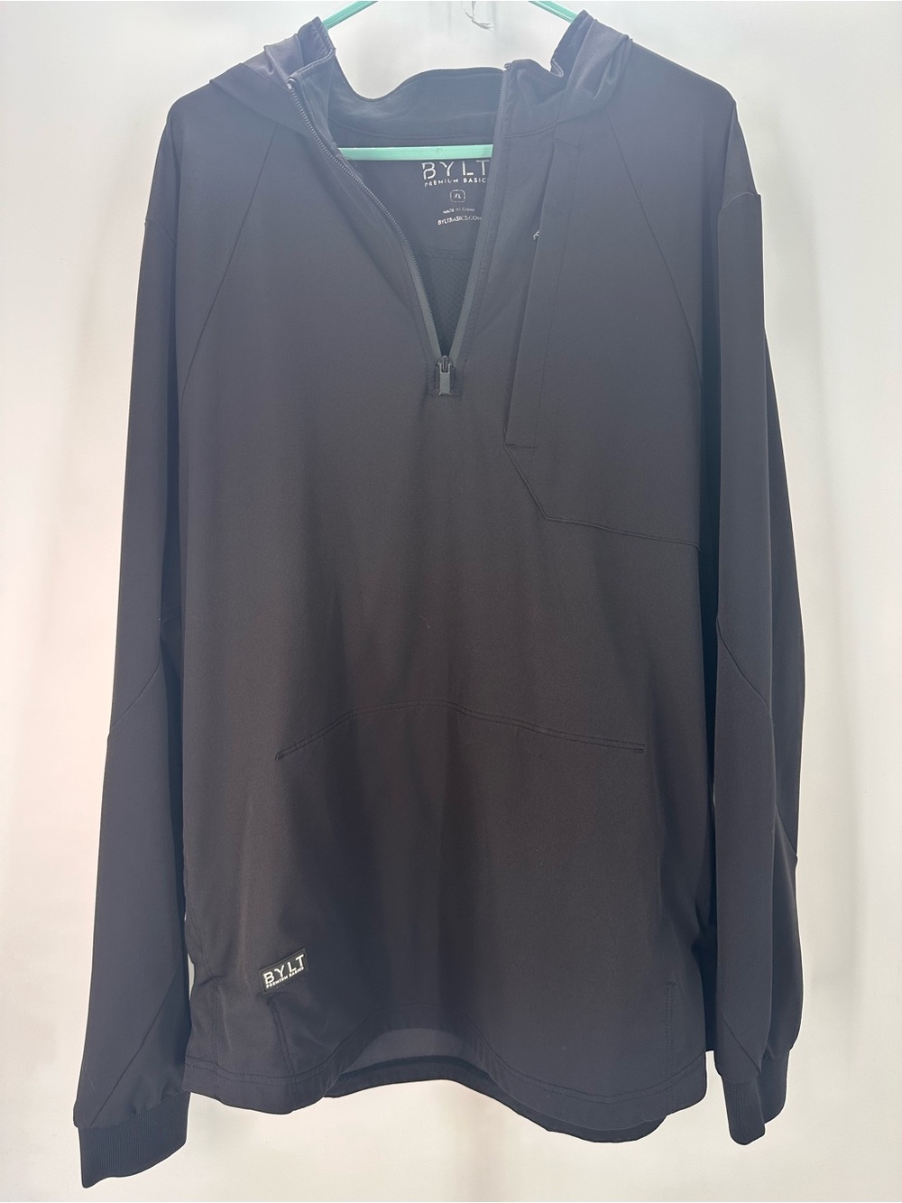 Men’s BYLT Premium Basics Tour Black Jacket with Hoodie